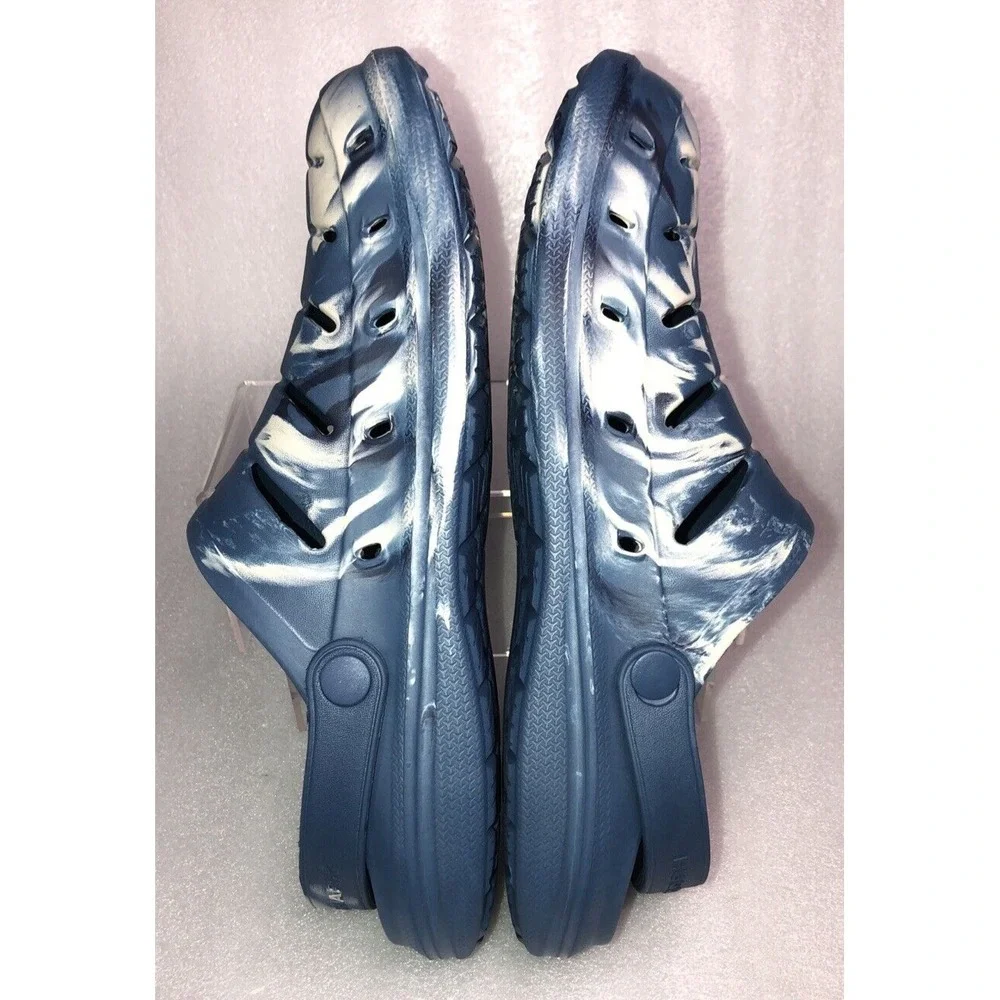 Rugged Shark Men's Blue Swirl Comfort‎ RGS EVA Clog Water Sandals Size 12 NEW